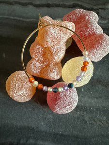 Multi gem hoop