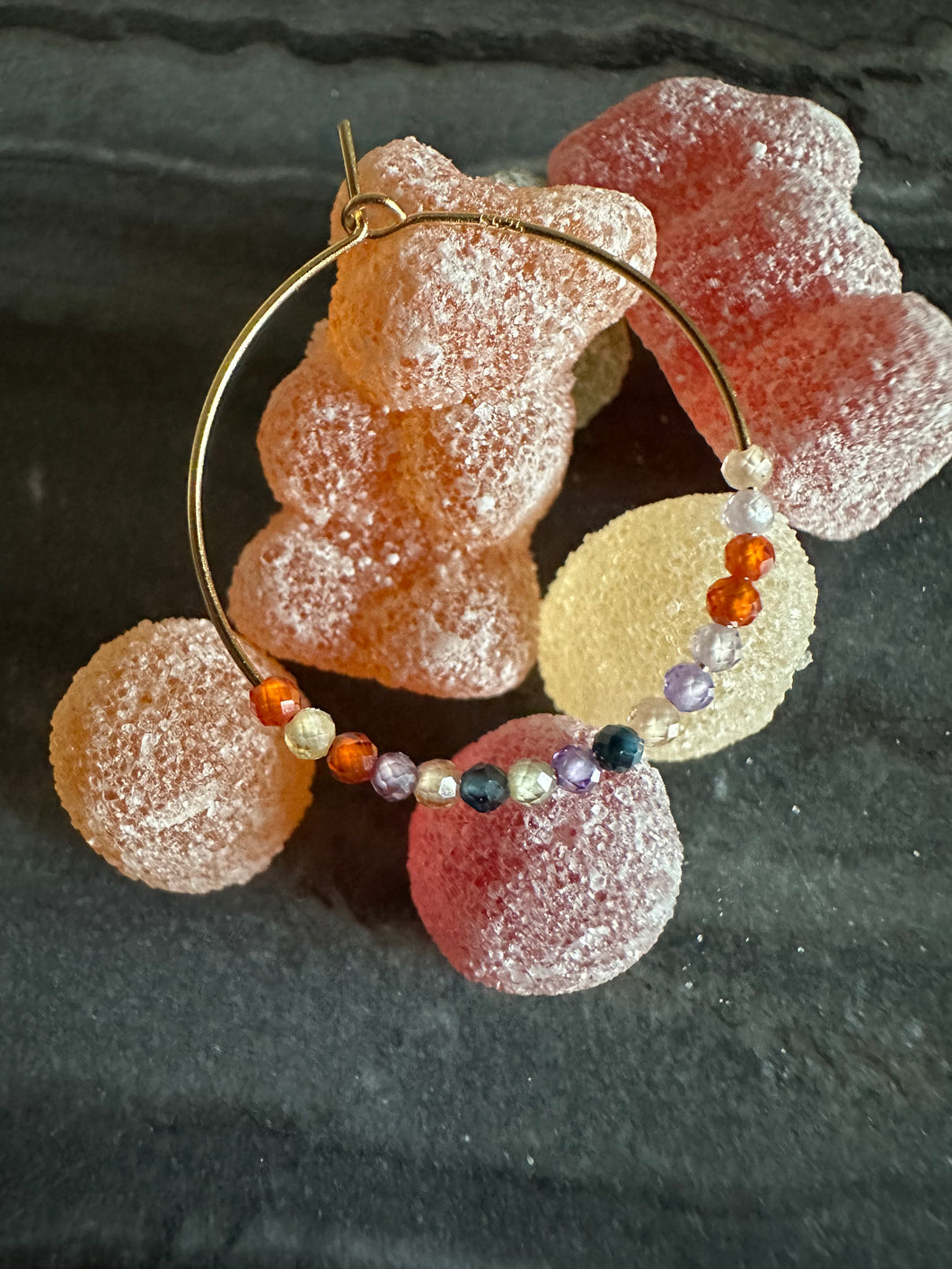 Multi gem hoop